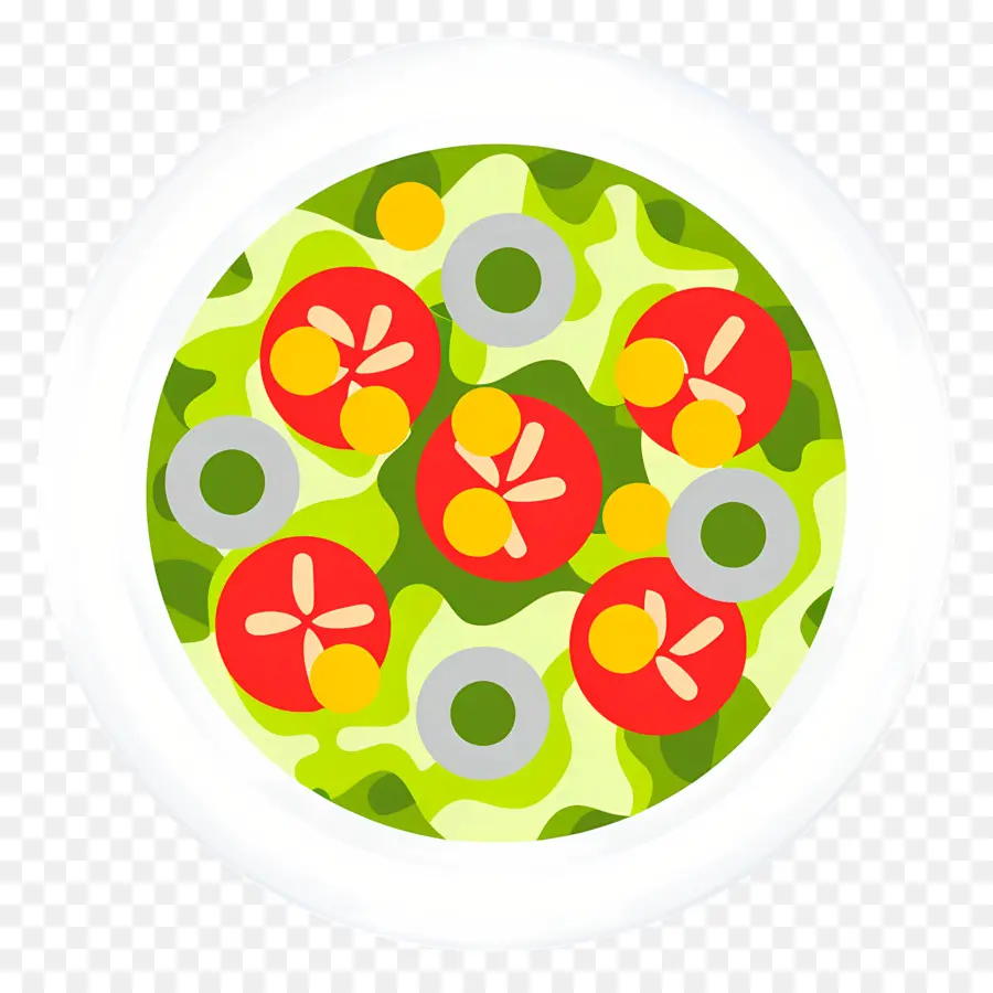 Salade De Dessin Animé，Salade De Légumes PNG