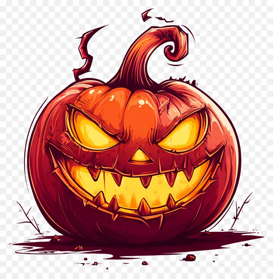 Diable D'halloween，Citrouille Robot PNG