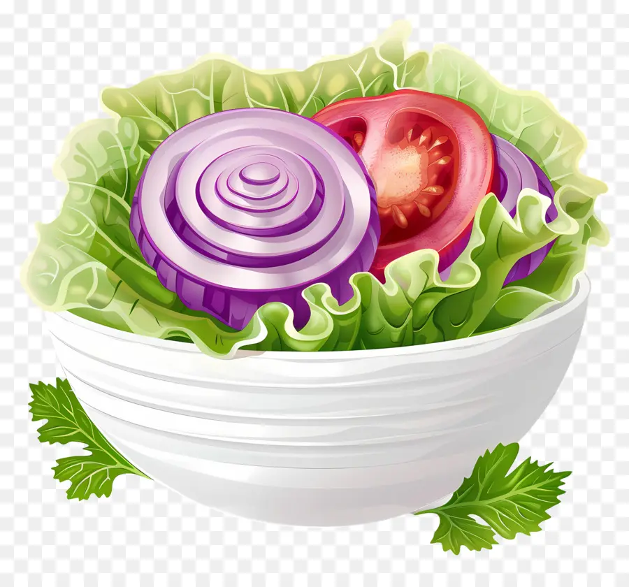 Salade De Dessin Animé，Salade Simple PNG