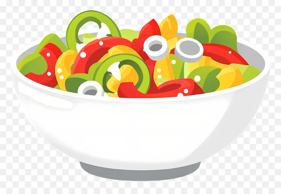 Salade De Dessin Animé，Salade Mixte PNG