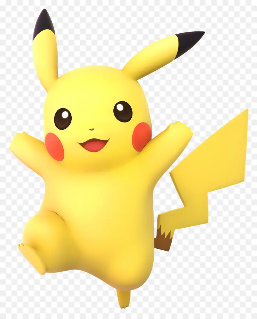 Pikachu，Pikachu Minimaliste PNG