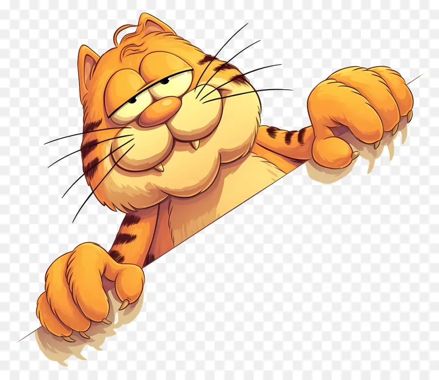 Garfield，Chat Orange PNG