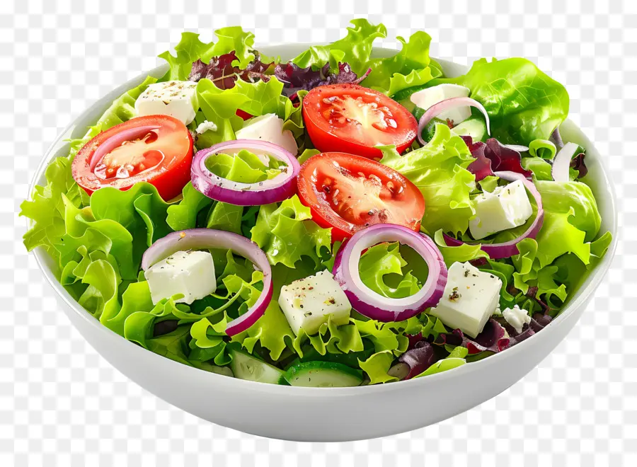 Salade De Dessin Animé，Salade Grecque PNG