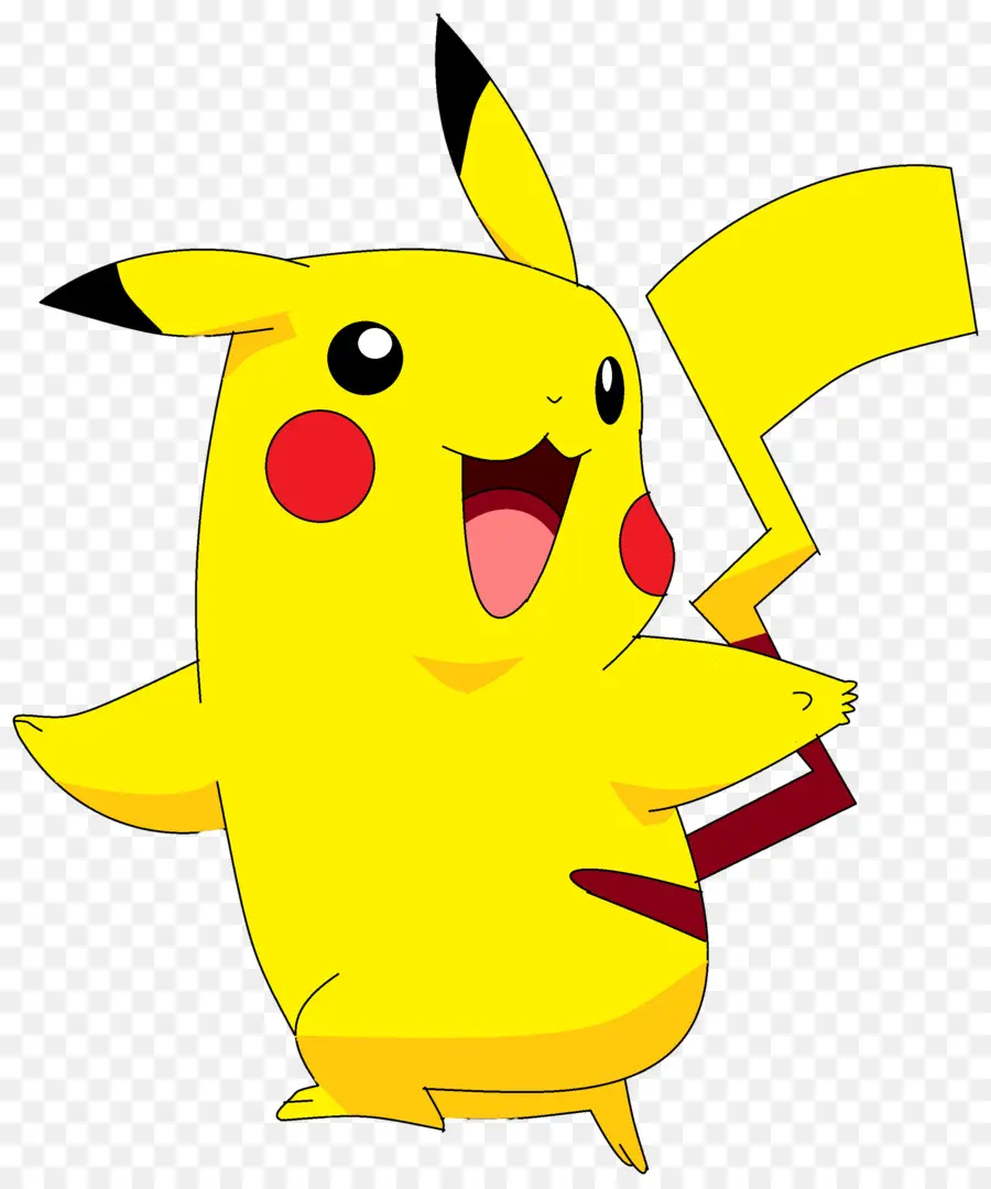 Pikachu，Pikachu Minimaliste PNG