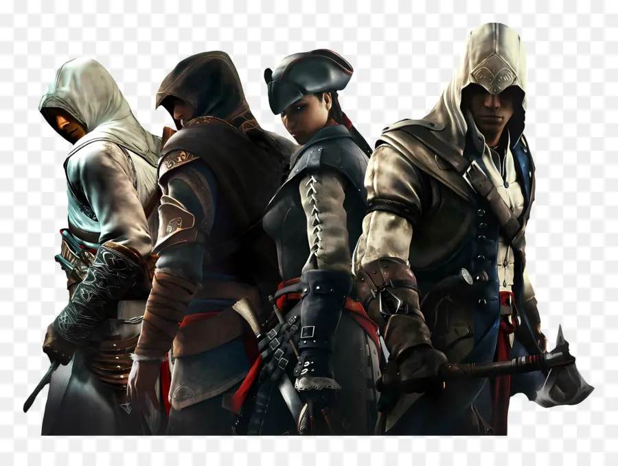 Assassin's Creed，Personnages à Capuchon PNG