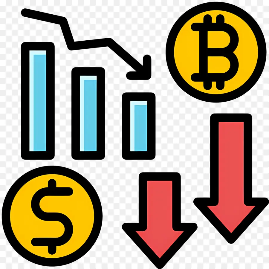 Investissement En Baisse，Déclin Financier PNG