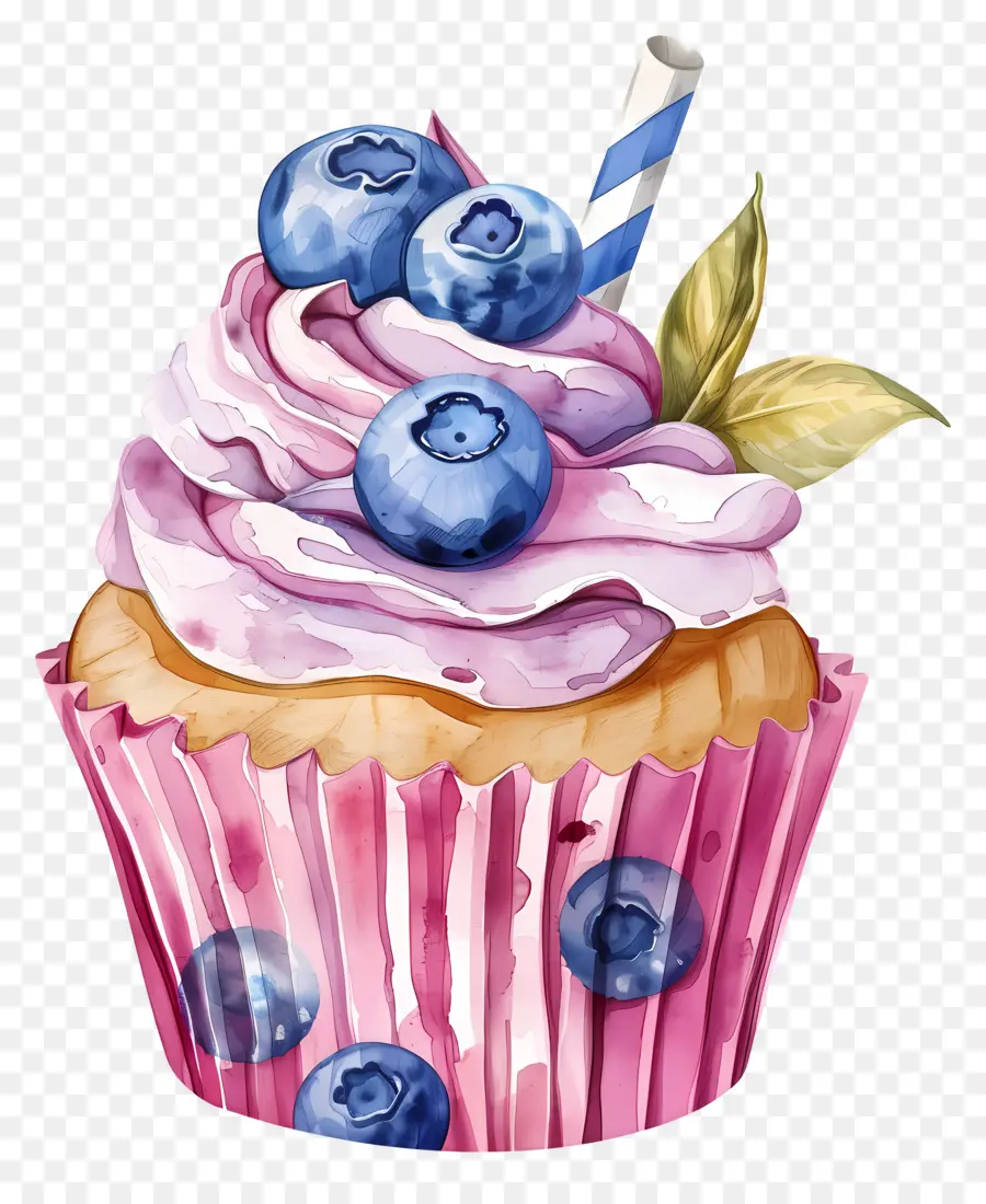 Cupcake Millésime，Petit Gâteau Coloré PNG