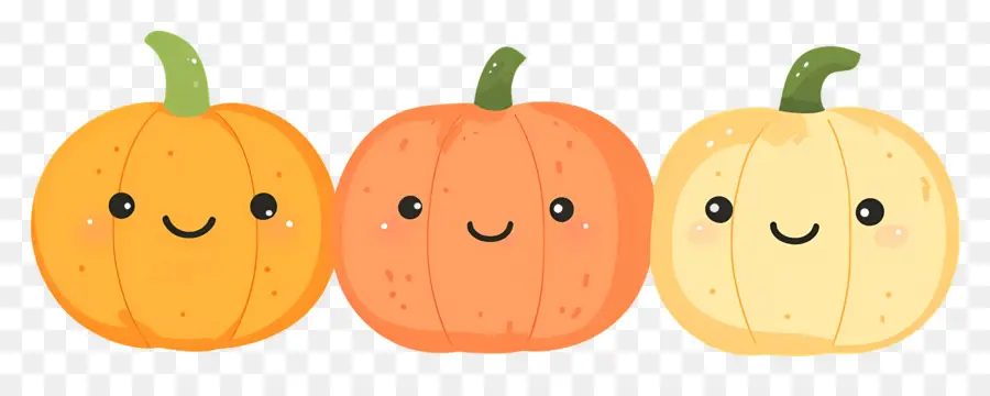 Citrouilles Mignonnes，Citrouilles Simples PNG