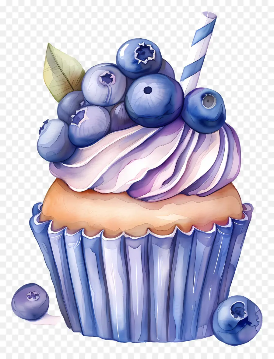 Cupcake Millésime，Petit Gâteau Coloré PNG