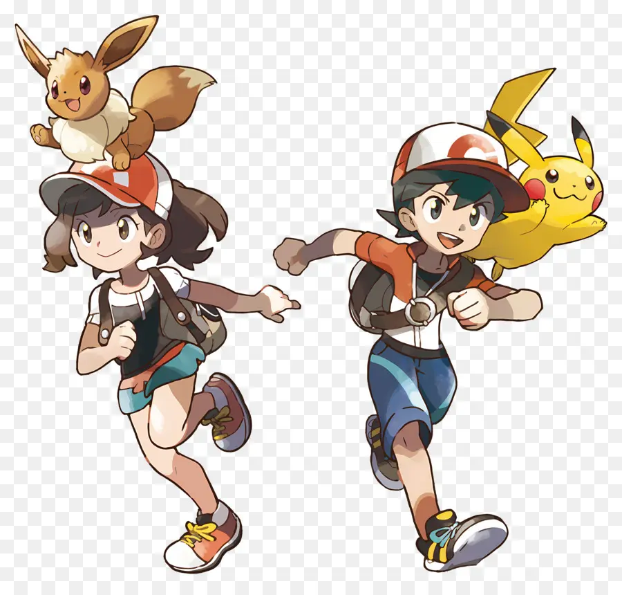 Pikachu，Pikachu Et Évoli PNG