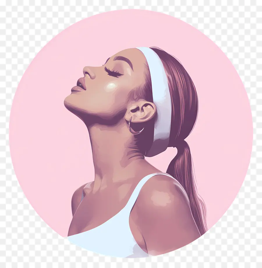 Ariana Grande，Illustration De Profil PNG