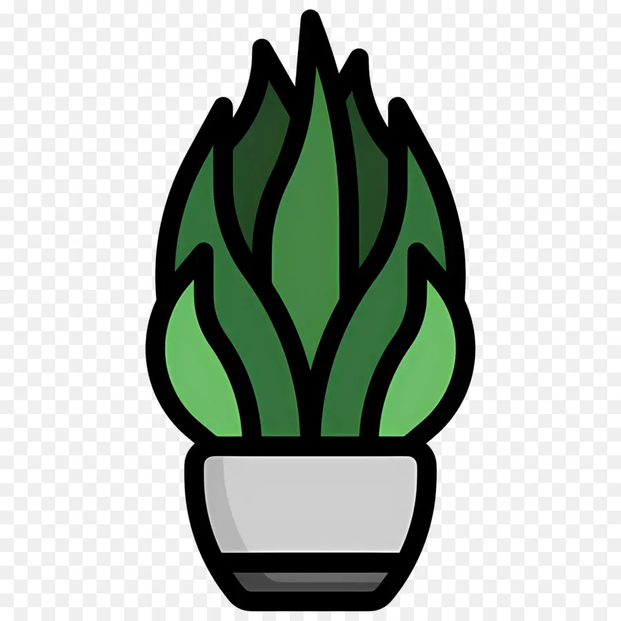 Aloe Vera，Plante En Pot PNG