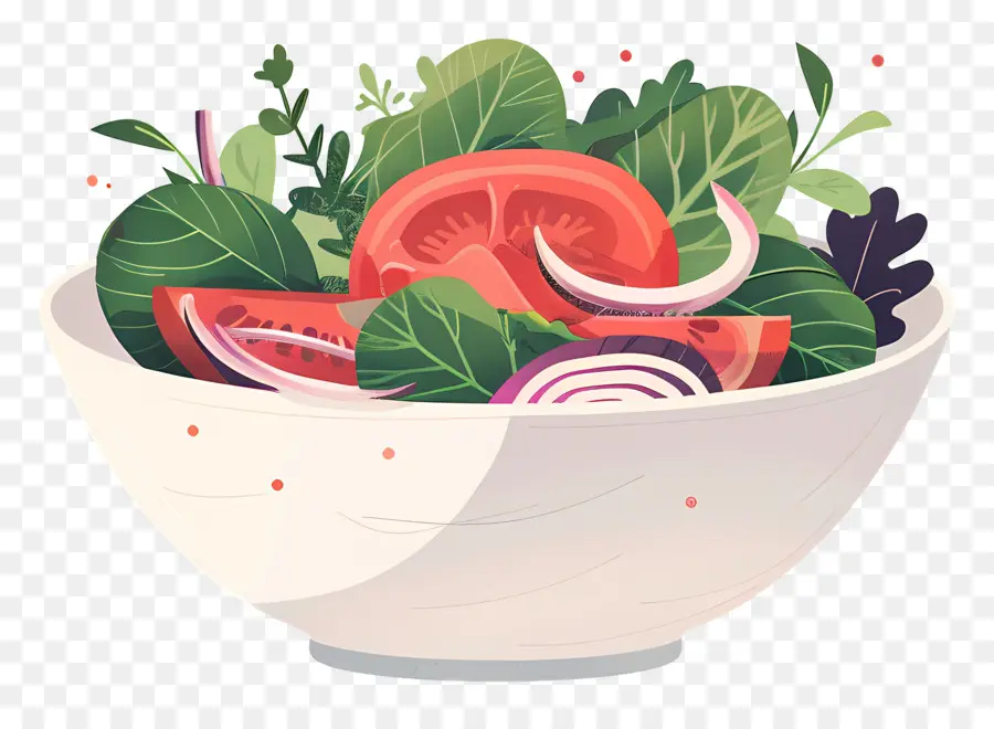 Salade De Dessin Animé，Salade De Légumes PNG