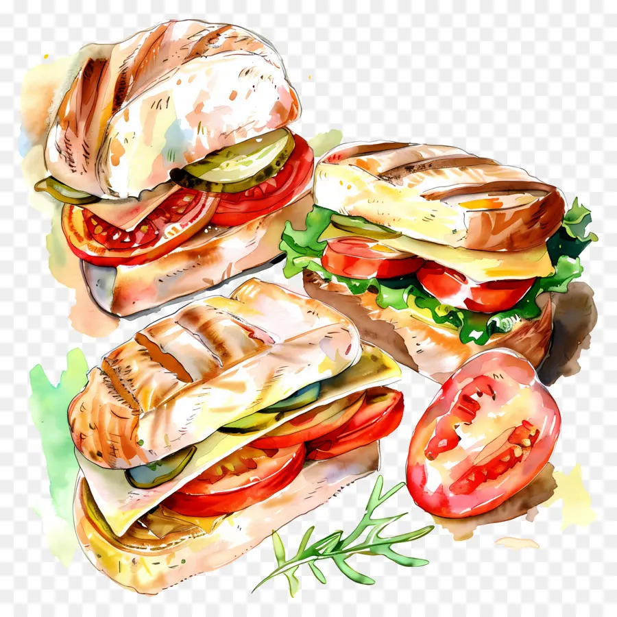 Pain Panera，Sandwichs PNG