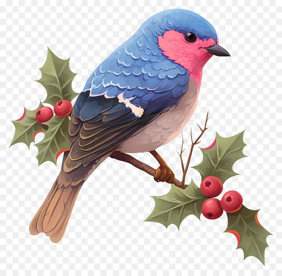 Oiseau D'hiver，Oiseau Bleu PNG