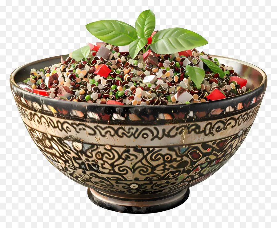 Salade De Quinoa，Bol Décoratif PNG