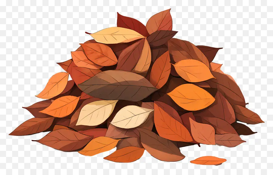 Tas De Feuilles D'automne，Feuilles D'automne PNG