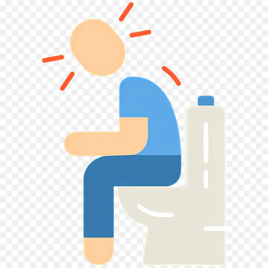 Constipation，Personne Constipée PNG