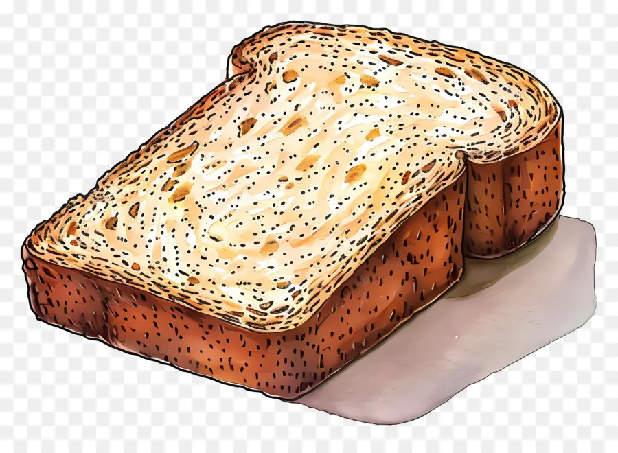 Tranche De Pain，Griller PNG