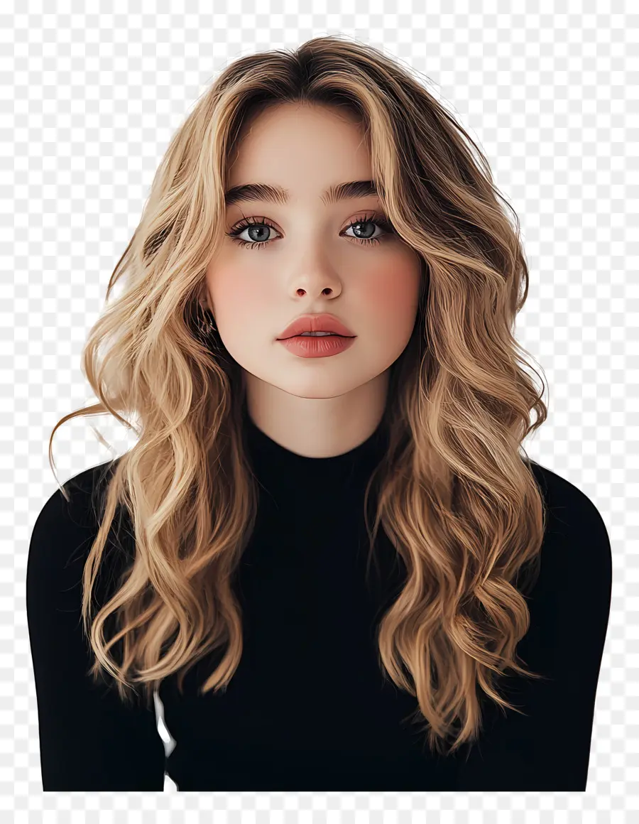 Sabrina Charpentier，Femme Blonde PNG