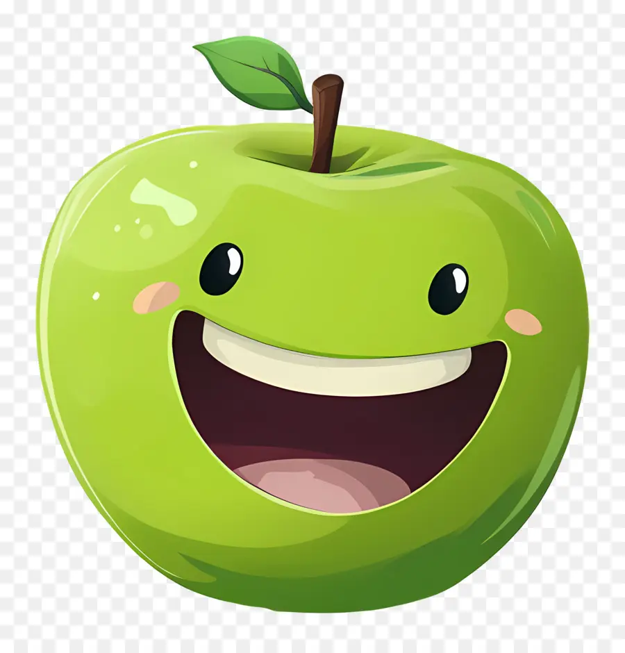 Pomme Verte，Dessin Animé Pomme Verte PNG