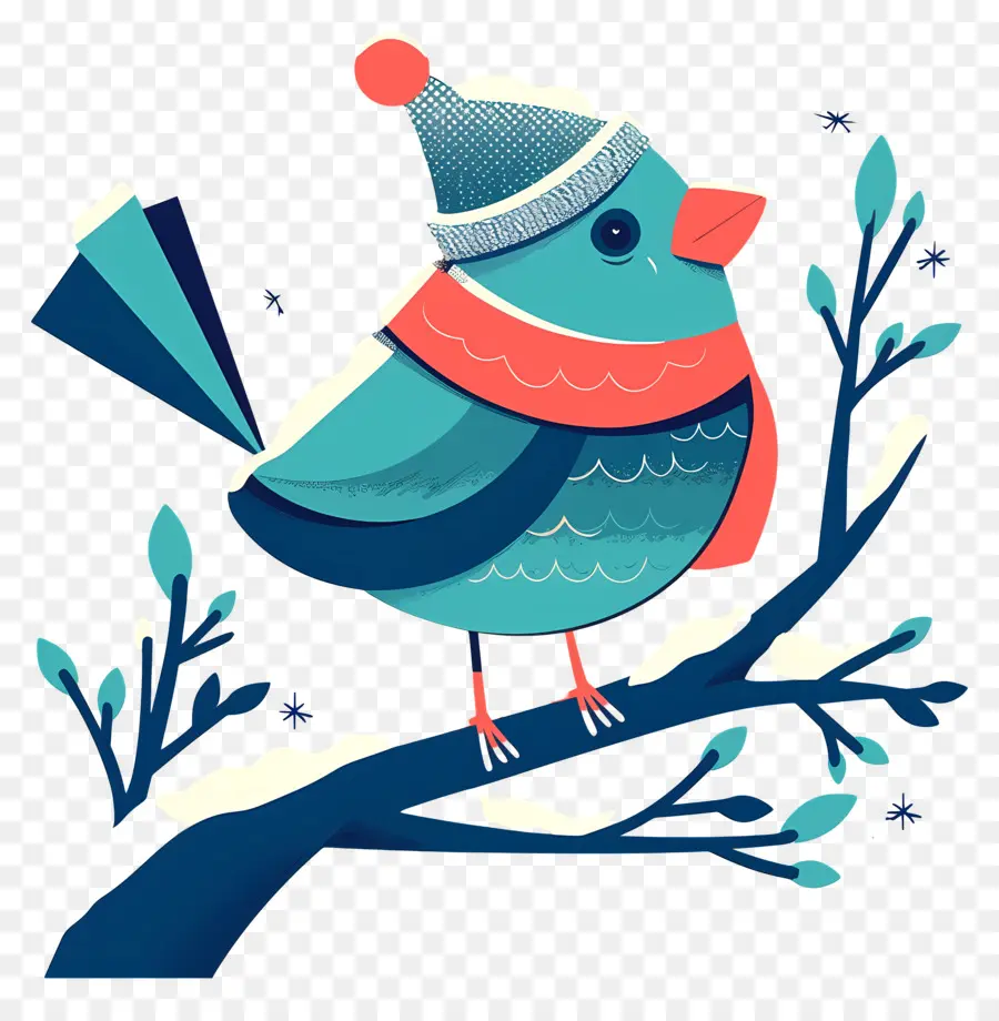 Oiseau D'hiver，Hiver PNG