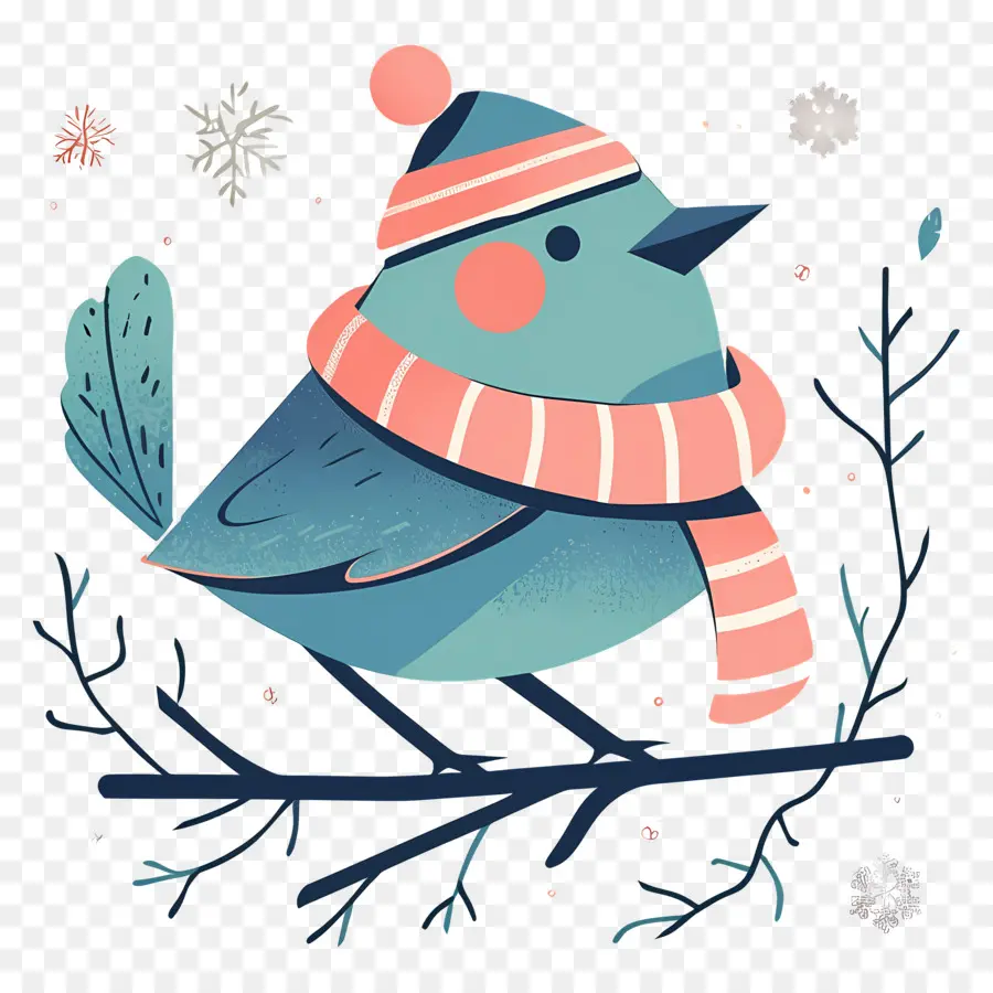 Oiseau D'hiver，Hiver PNG