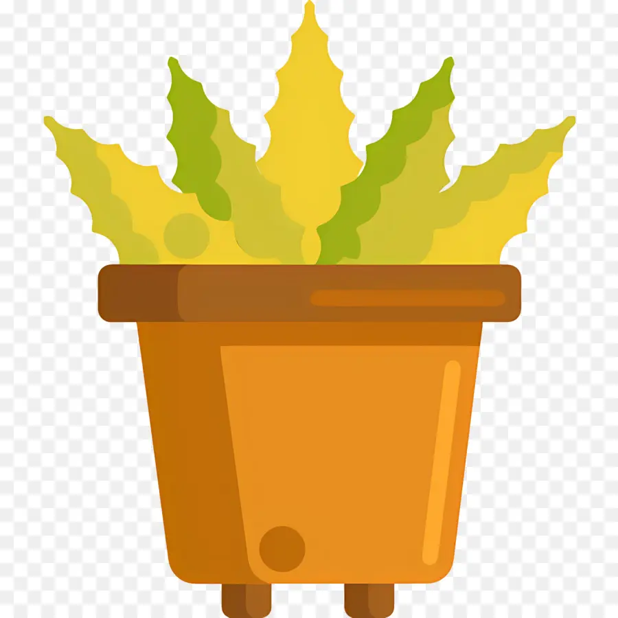 Aloe Vera，Plante Jaune En Pot PNG