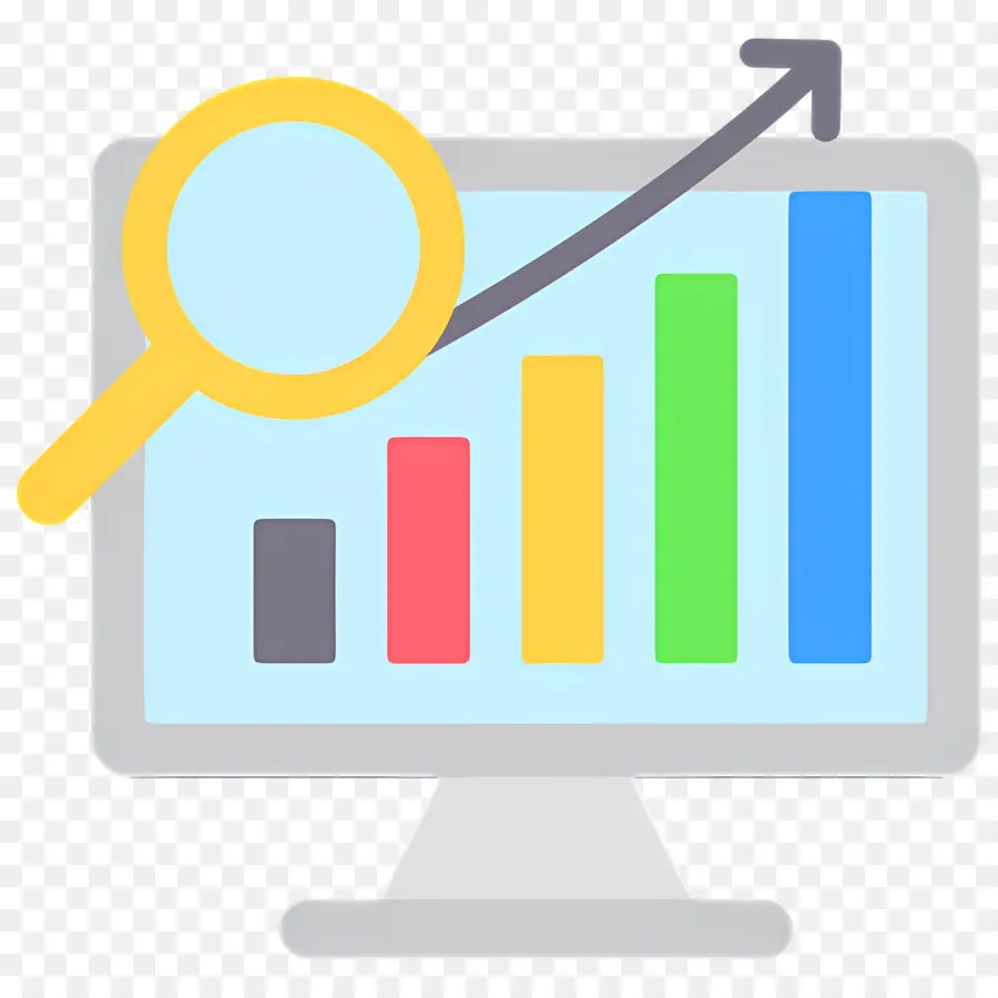 Recherche En Investissement，Graphique Sur Le Moniteur PNG