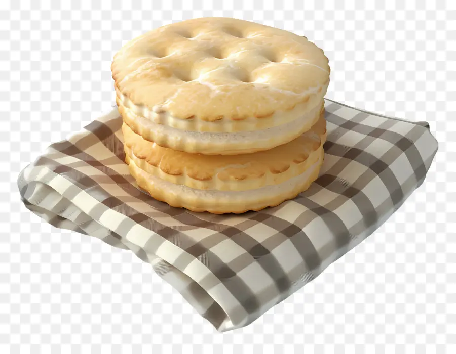 Biscuit Au Sel，Craquelins Ronds PNG