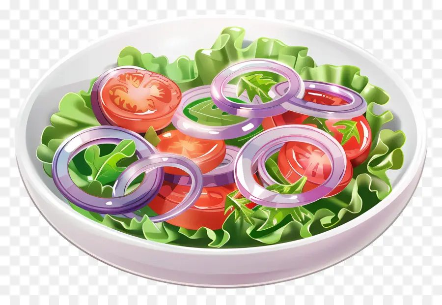 Salade De Dessin Animé，Salade De Légumes PNG