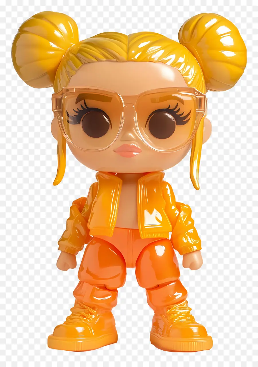 Miley Cyrus，Figurine En Vinyle Orange PNG