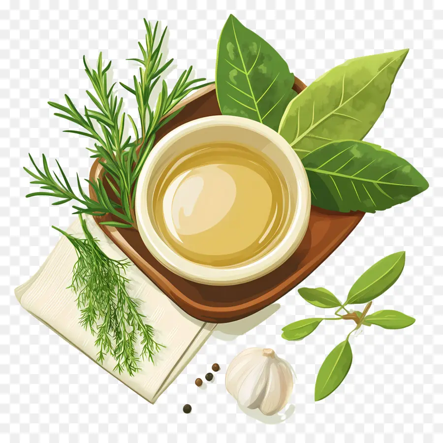 Herbes Et épices，Herbes Et Huile PNG