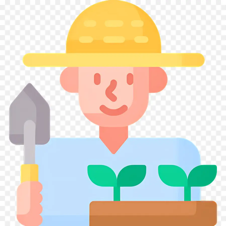 Agriculteur Indien，Jardinier PNG