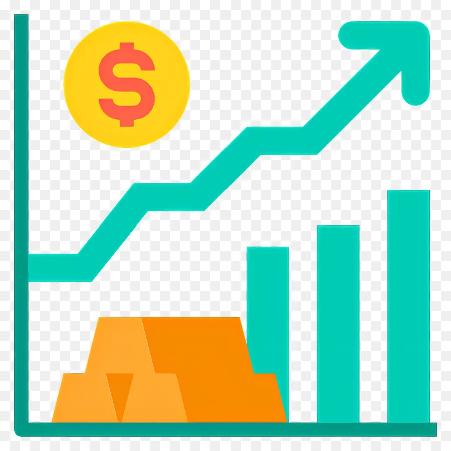 Bourse，Graphique En Baisse PNG