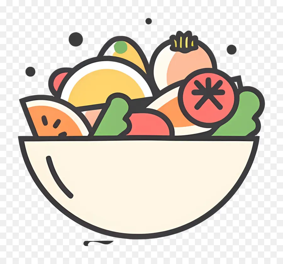 Salade De Dessin Animé，Salade PNG