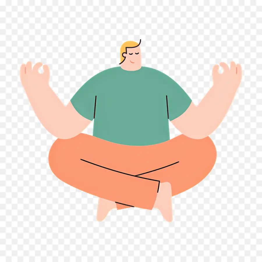 Méditation，Personne Méditant PNG