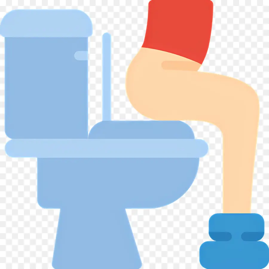 Constipation，Personne Sur Les Toilettes PNG