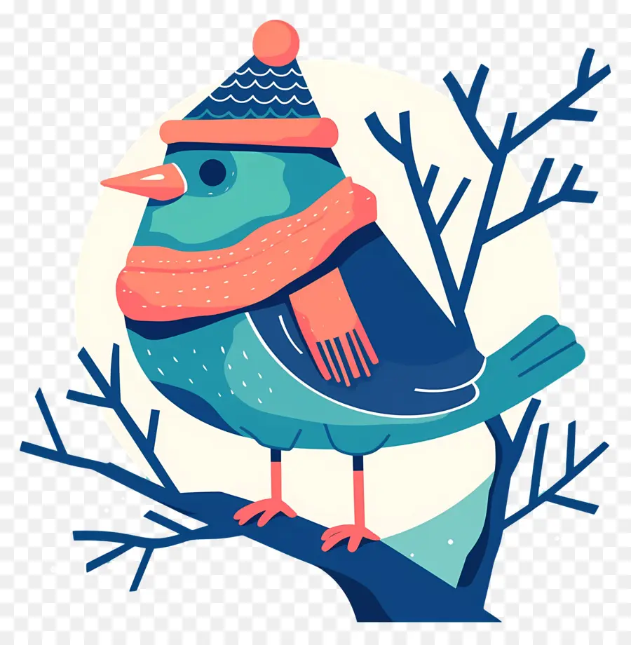 Oiseau D'hiver，Foulard PNG