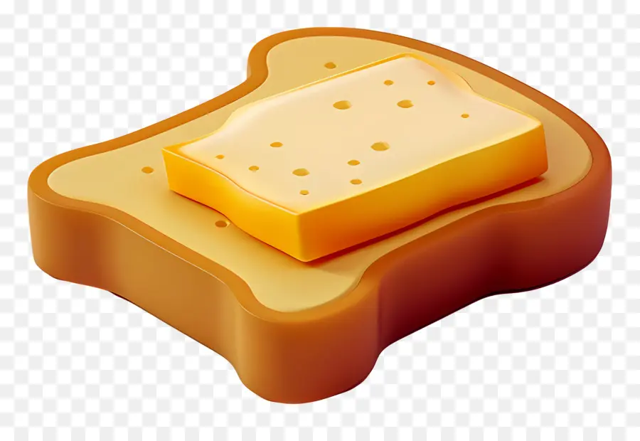 Tranche De Pain，Toast Au Fromage PNG