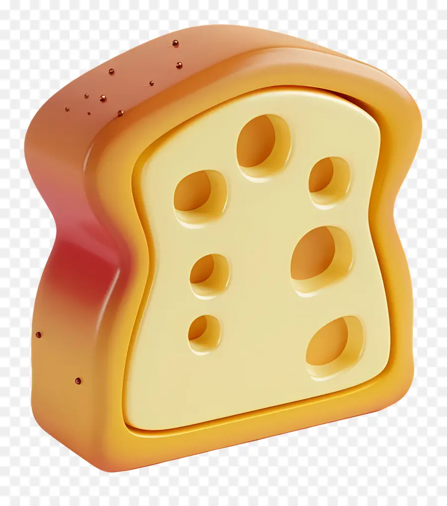 Tranche De Pain，Pain Au Fromage PNG