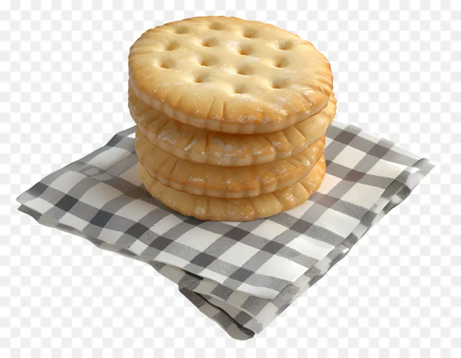 Biscuit Au Sel，Craquelins Ronds PNG