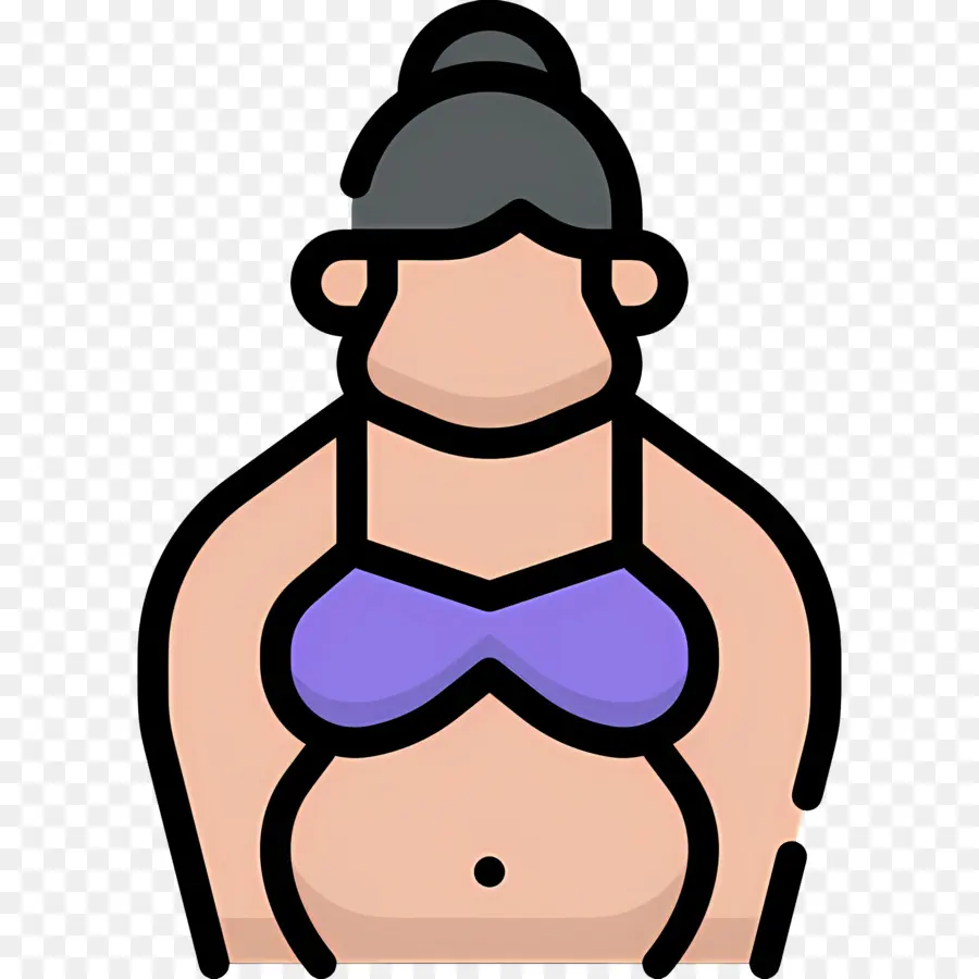 Obésité，Femme En Bikini PNG