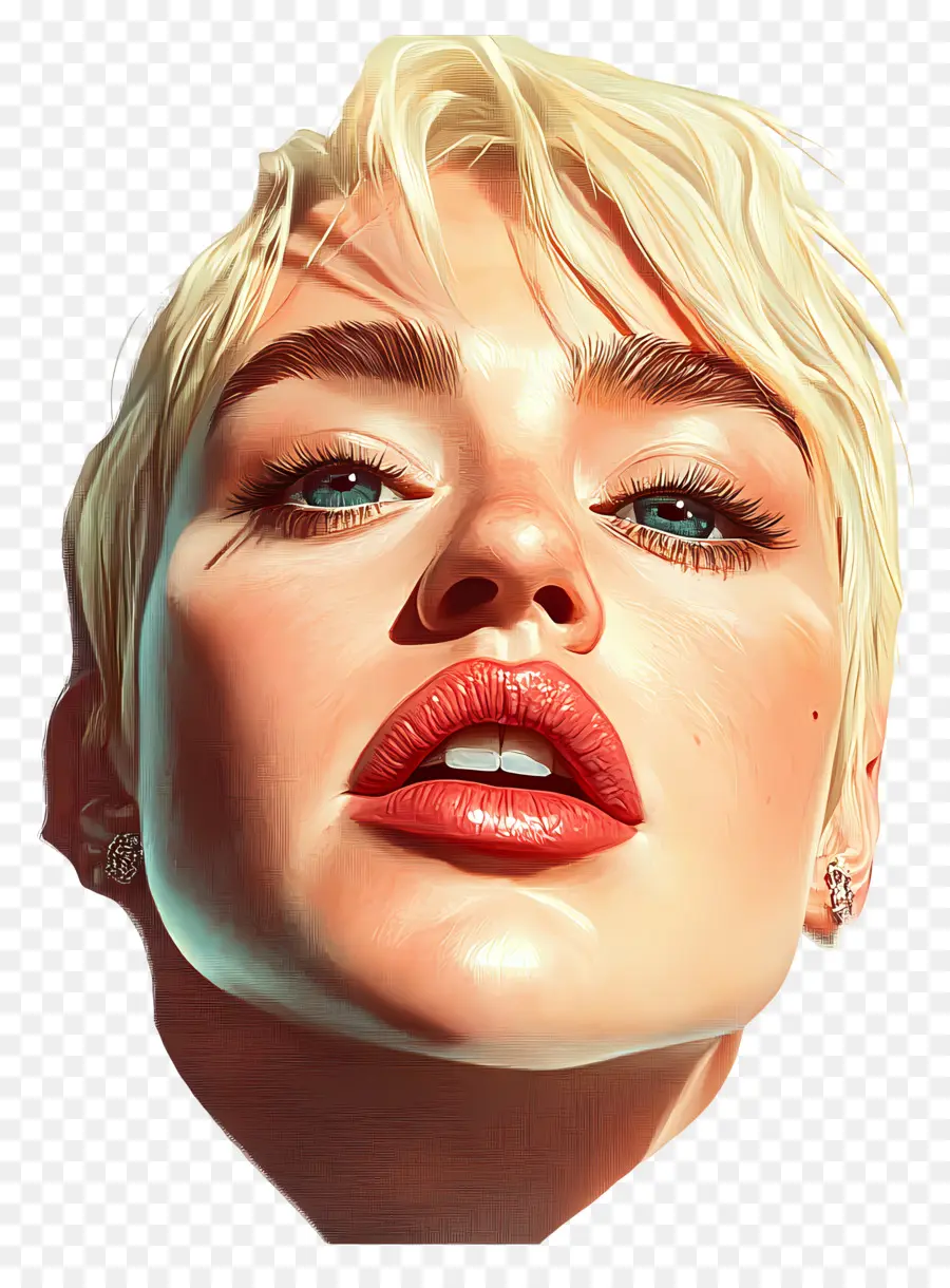 Miley Cyrus，Portrait De Femme Réaliste PNG