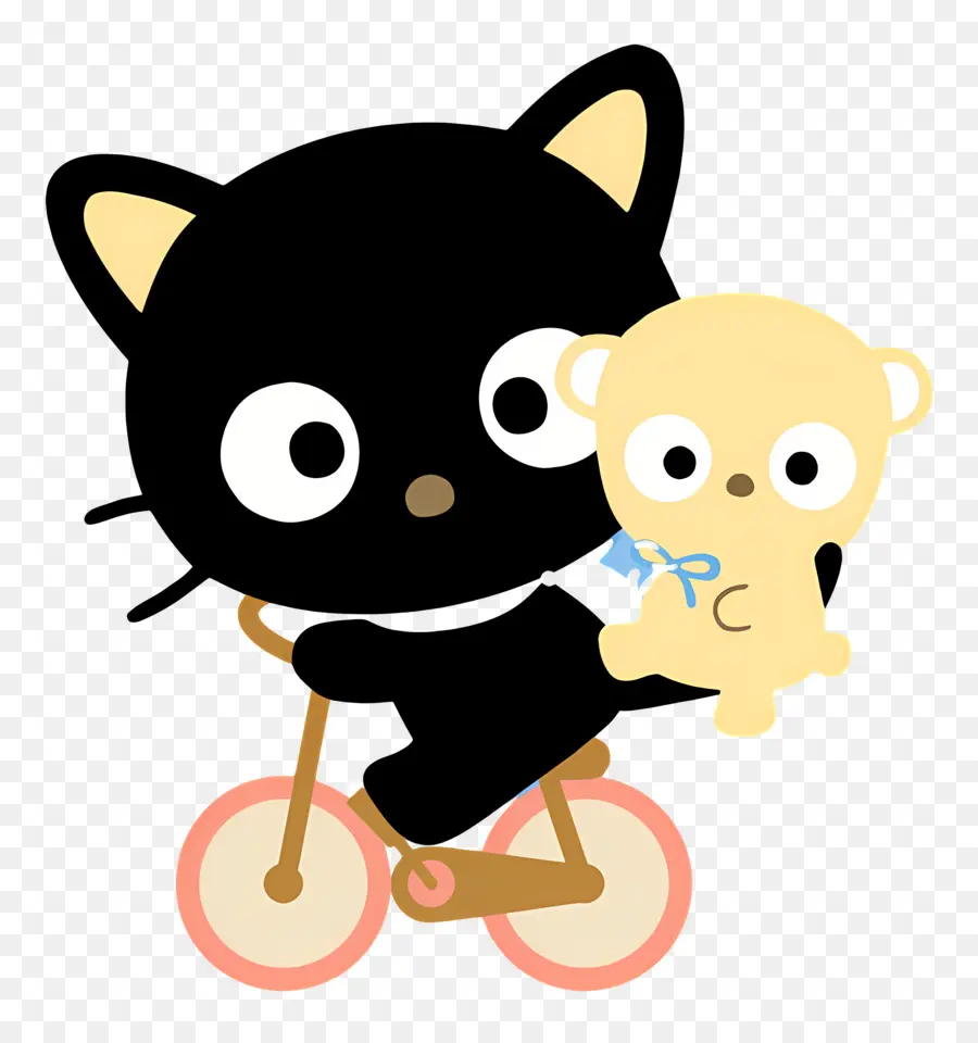 Chococat，Chococat à Vélo PNG