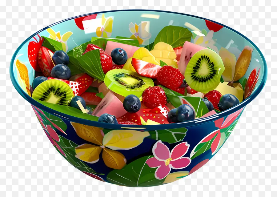 Salade Waldorf，Salade De Fruits Dans Un Bol PNG