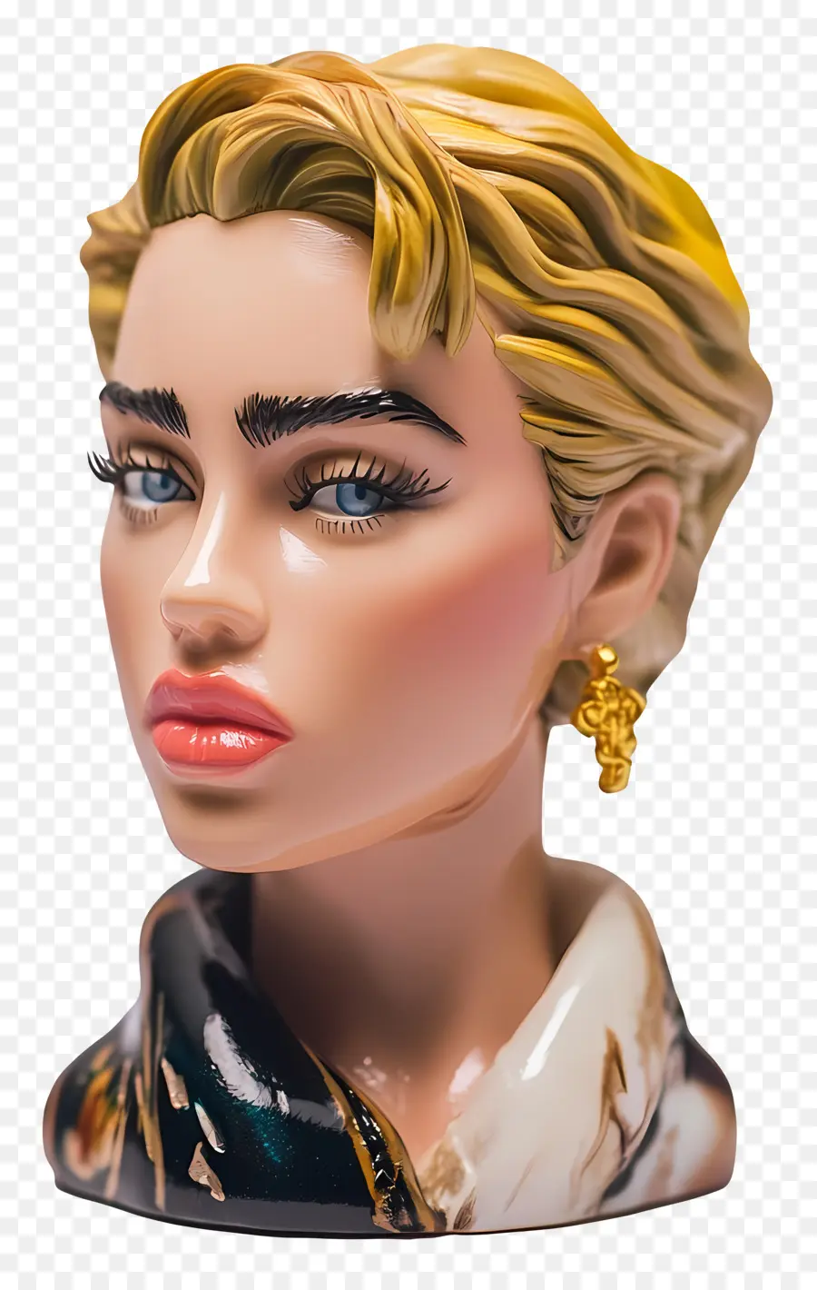 Miley Cyrus，Buste Stylisé PNG