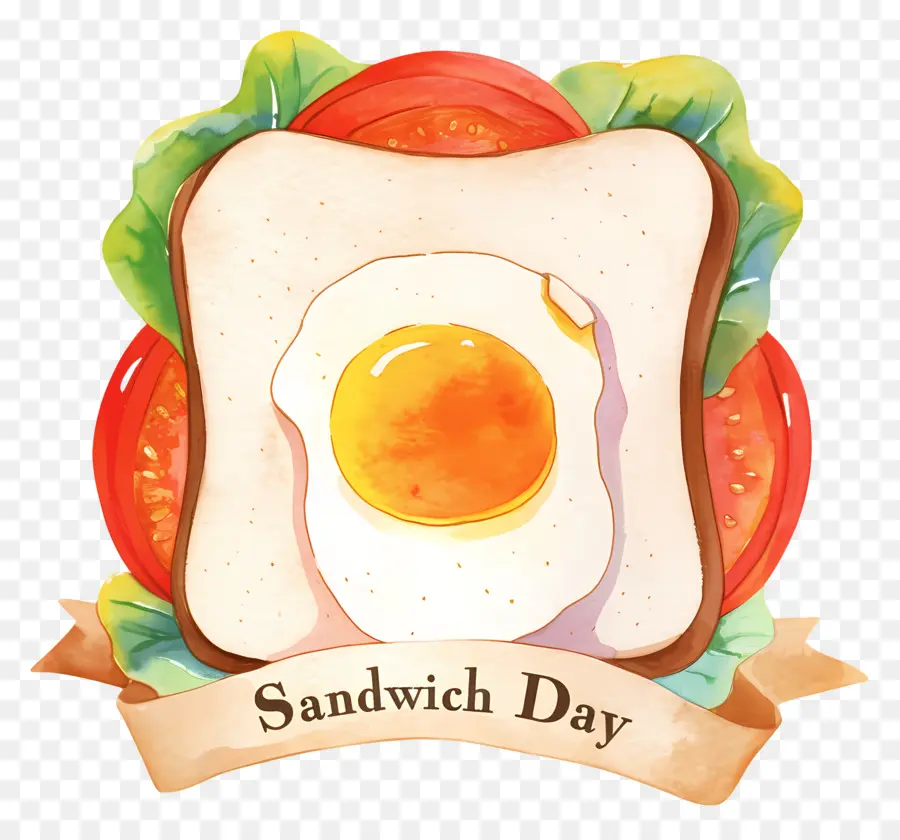 Journée Nationale Du Sandwich，Sandwich Aux Oeufs PNG