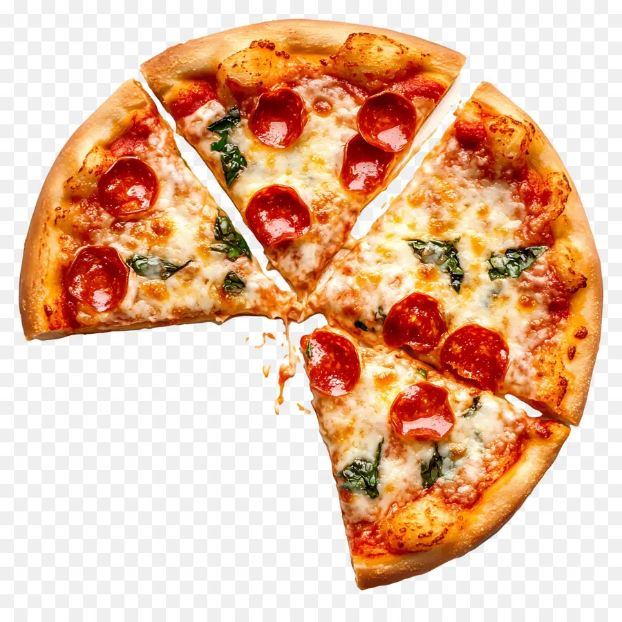 Pizza Mangée，Pizza PNG