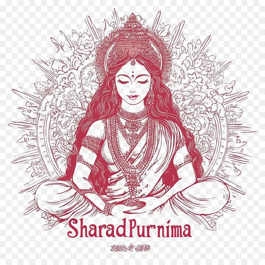 Sharad Purnima，Illustration De Sharad Purnima PNG